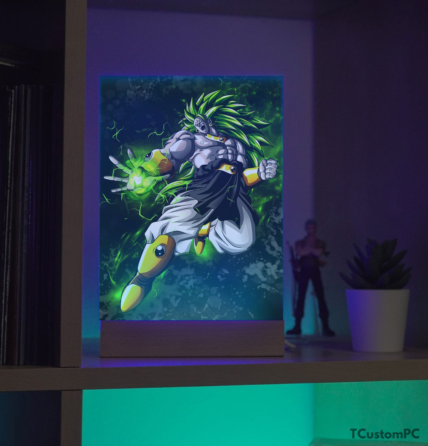 Vetor broly da lâmpada TC