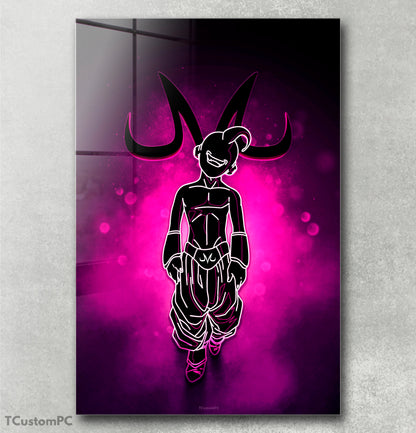 Buu Character Siluette painting