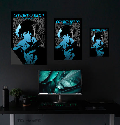 Cowboy bebop blue spike painting