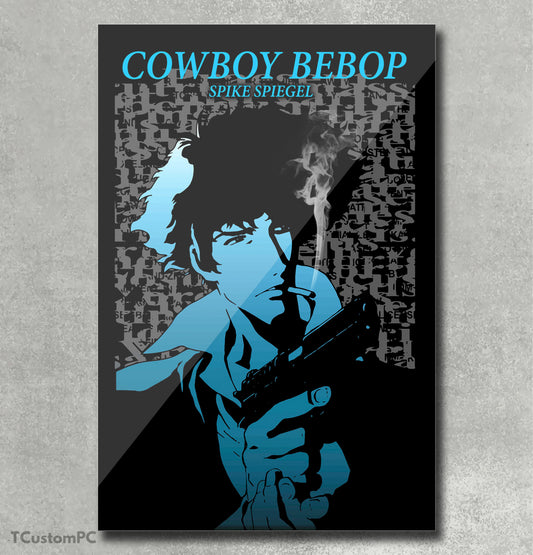 Cowboy bebop blue spike painting