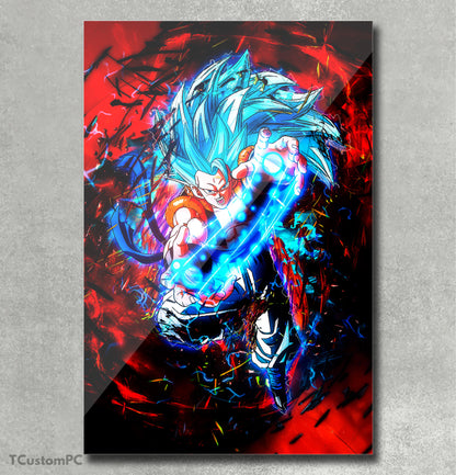 Vetor de quadro Gogeta ssj3