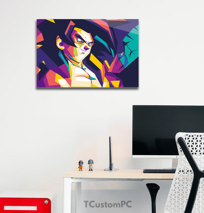 Pintura wpap do anime Goku