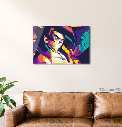 Pintura wpap do anime Goku