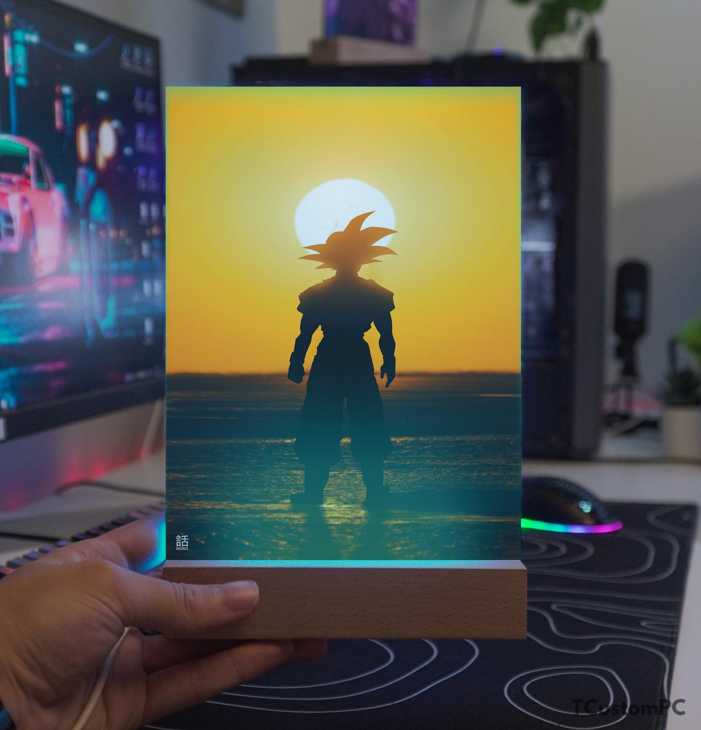 TC-Lamp goku silhouette DB