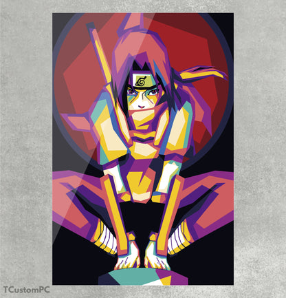 pintura de anime itachi wpap