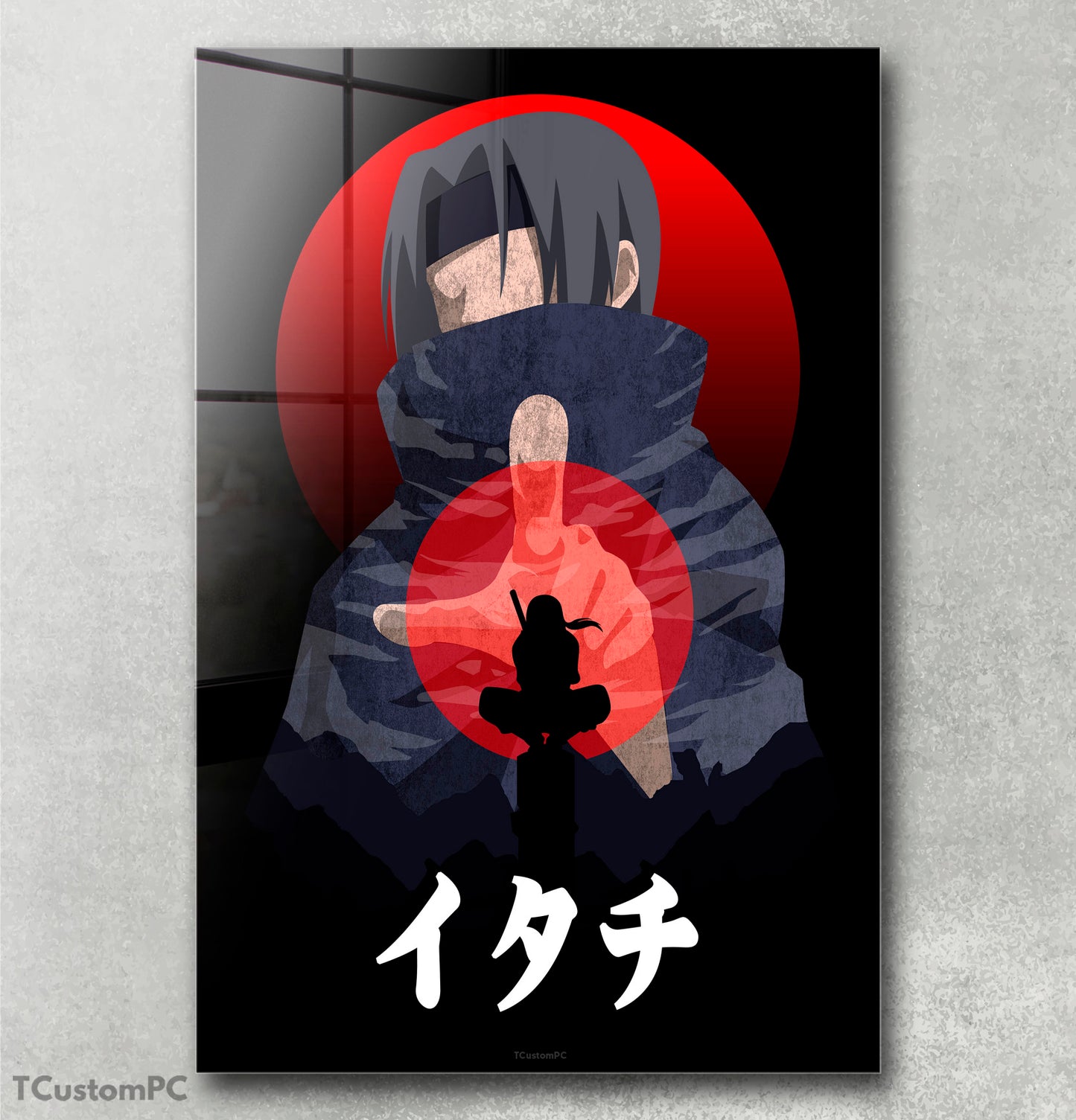 Cuadro Itachi Anime shadow