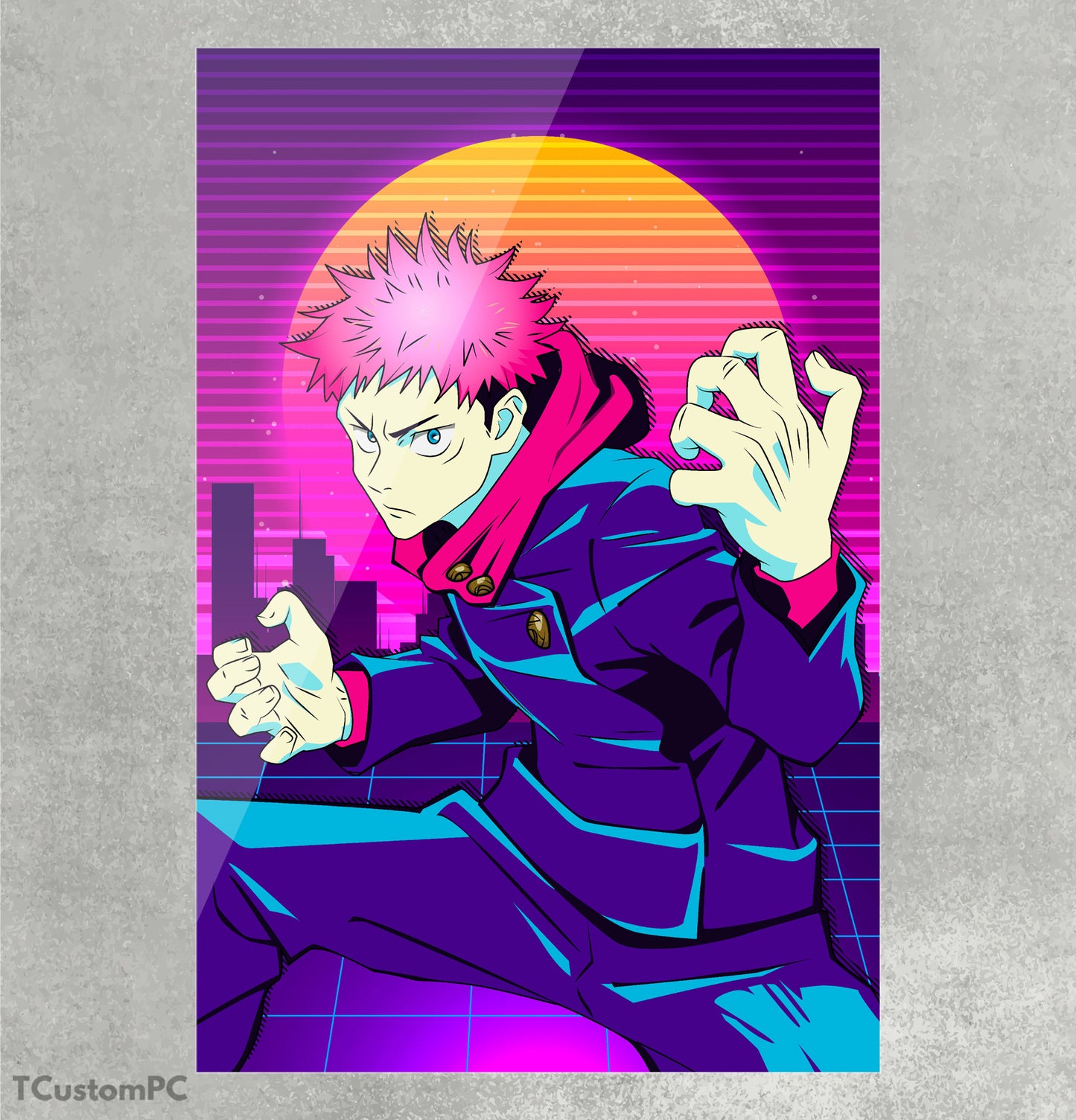 Jujutsu Kaisen Yuji painting