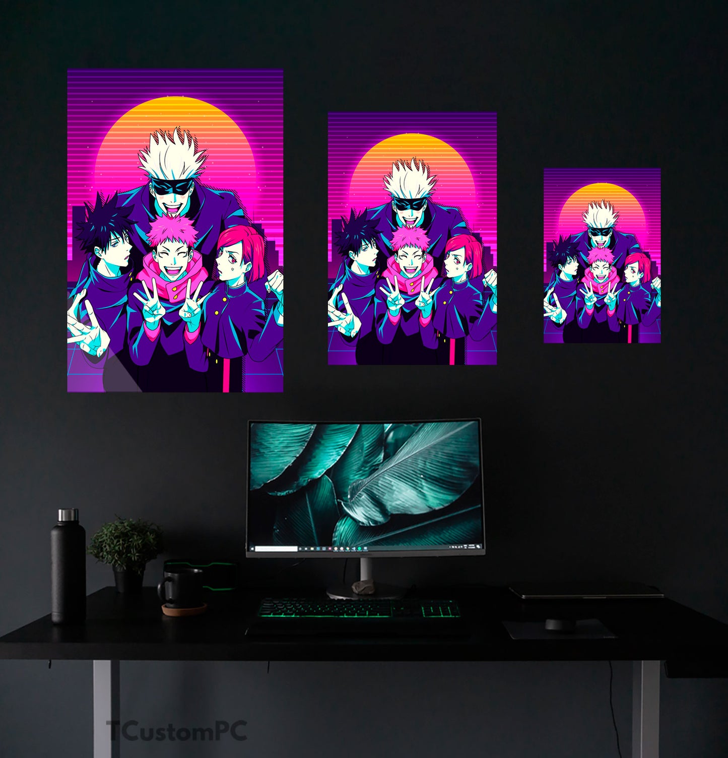 pintura de jujutsu kaisen mn