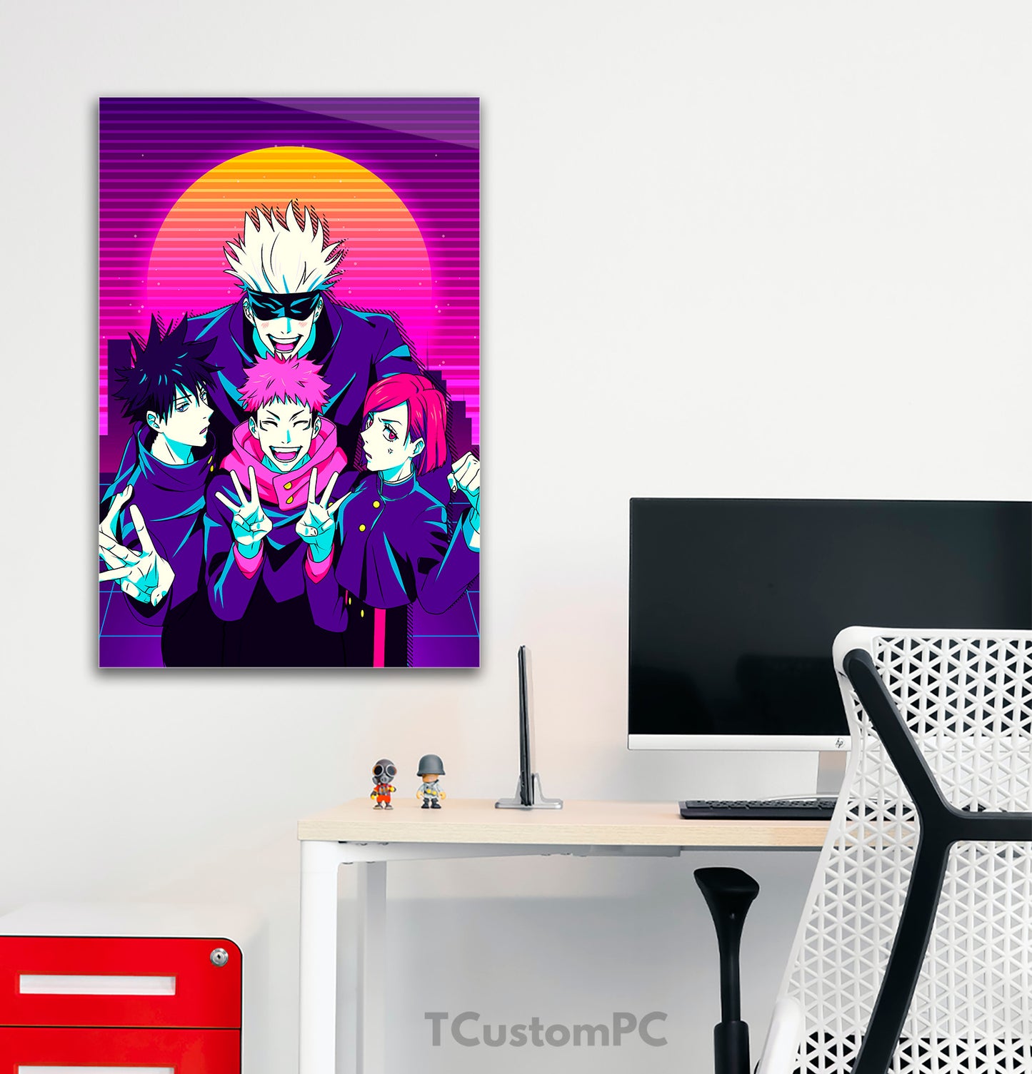 pintura de jujutsu kaisen mn