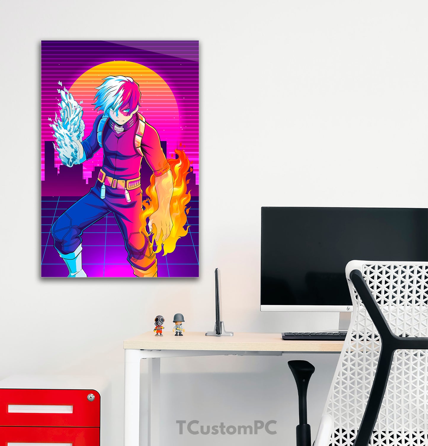 My hero academia painting - Shoto Todoroki