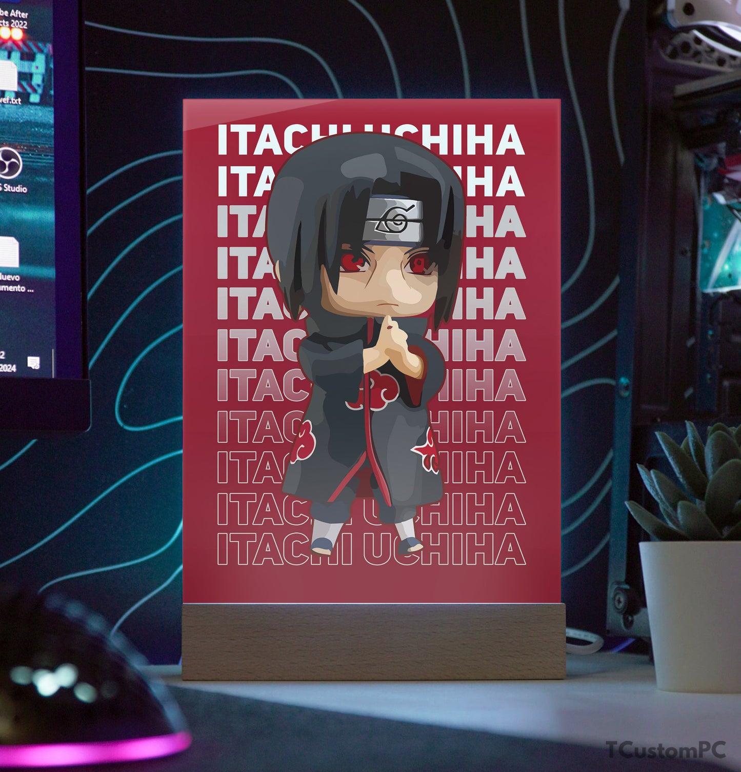 TC-Lamp naruto chibi itachi cópia