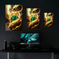 Wall Art de One piece Zoro "ultra gold ultimate"