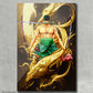 One piece Zoro painting "ultra gold ultimate"
