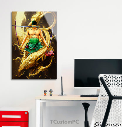 Wall Art de One piece Zoro "ultra gold ultimate"