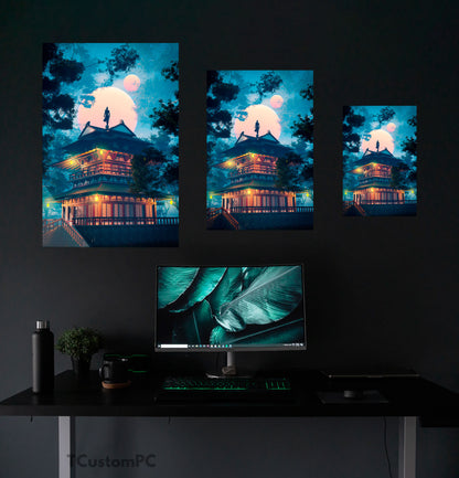 Pintura de paisagem "Ronin"