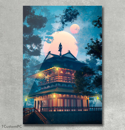 Pintura de paisagem "Ronin"