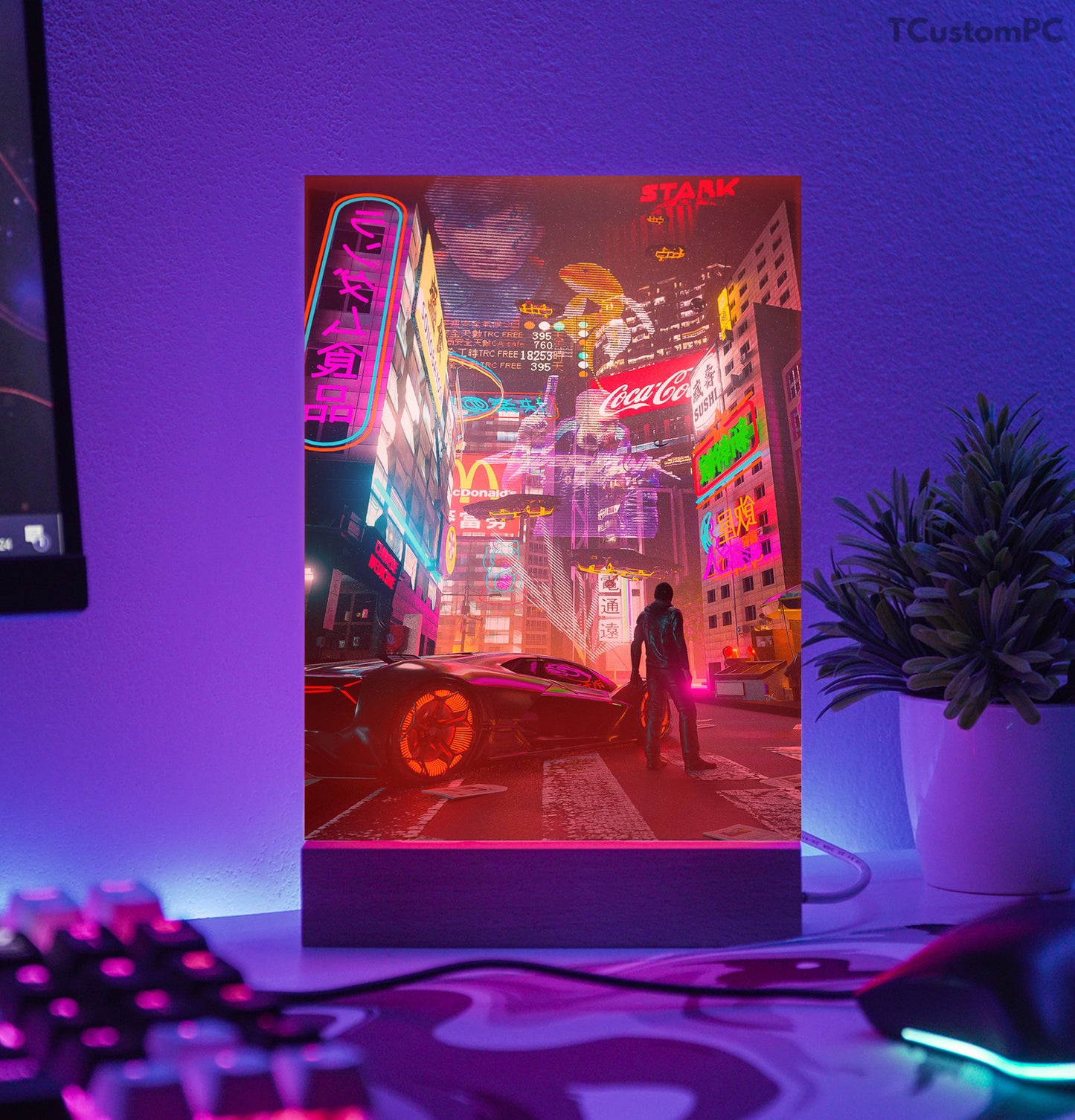 Paisagem da lâmpada TC Cyberpunk2