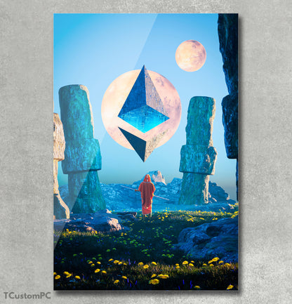 Pintura de paisagem "Etherium"