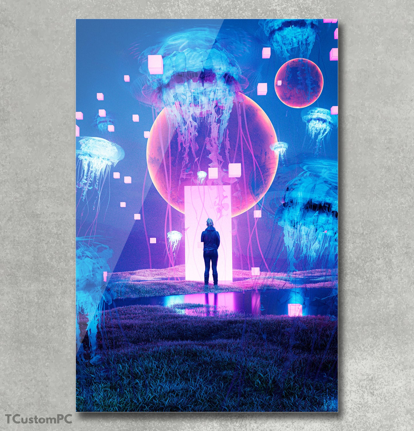 Landscape painting "Jelly dream"