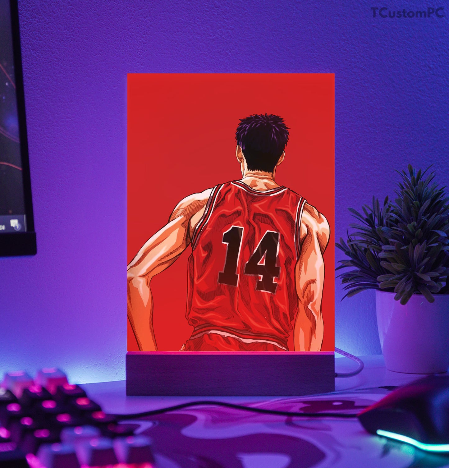 TC-Lamp slam dunk Mitsui Hisashi vector