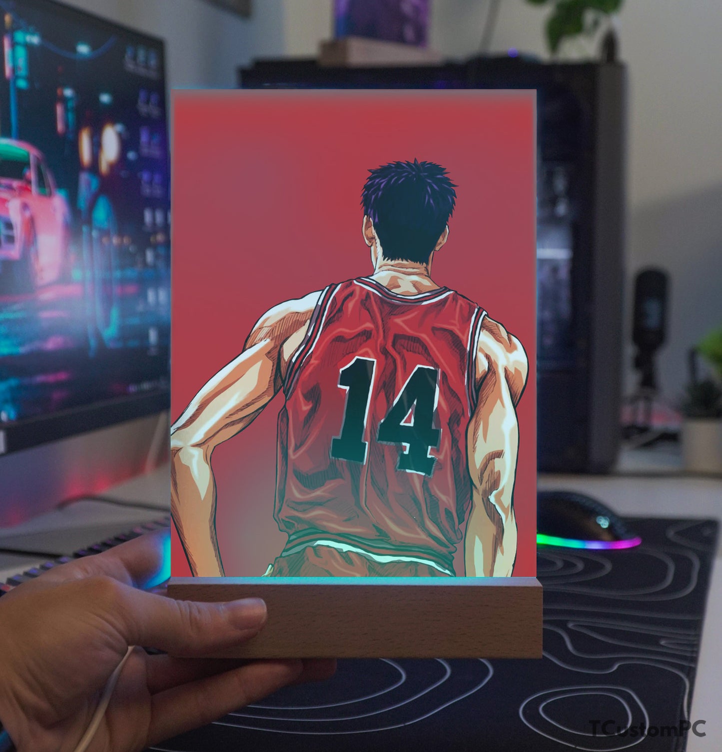 TC-Lamp slam dunk Mitsui Hisashi vector