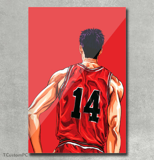 Cuadro slam dunk Mitsui Hisashi vector