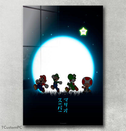 Pintura Super Mario Moon