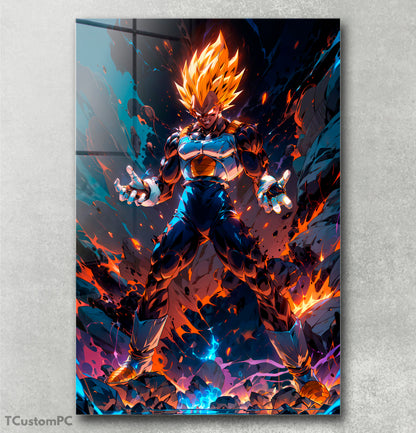 Vegeta super saiyan ultimate z painting