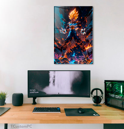 Pintura Vegeta Super Saiyajin Ultimate Z