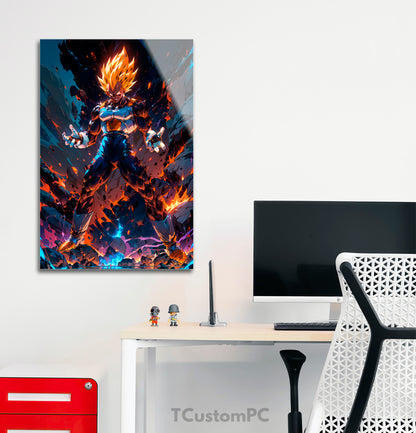 Vegeta super saiyan ultimate z painting