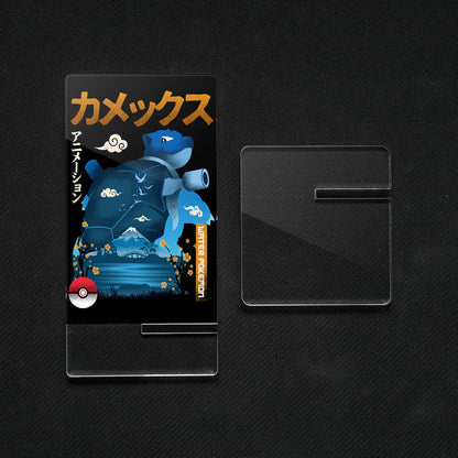 Suporte Pokémon Blastoise Mobile, feito de metacrilato