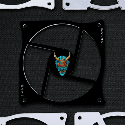 Hannya Mask (Color Options) | Acrylic Fan Grille