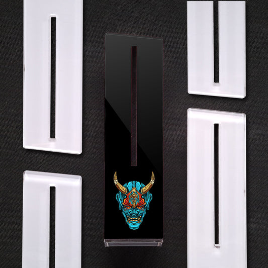 Hannya Mask (Color Options) | Acrylic Vertical Graphic Support