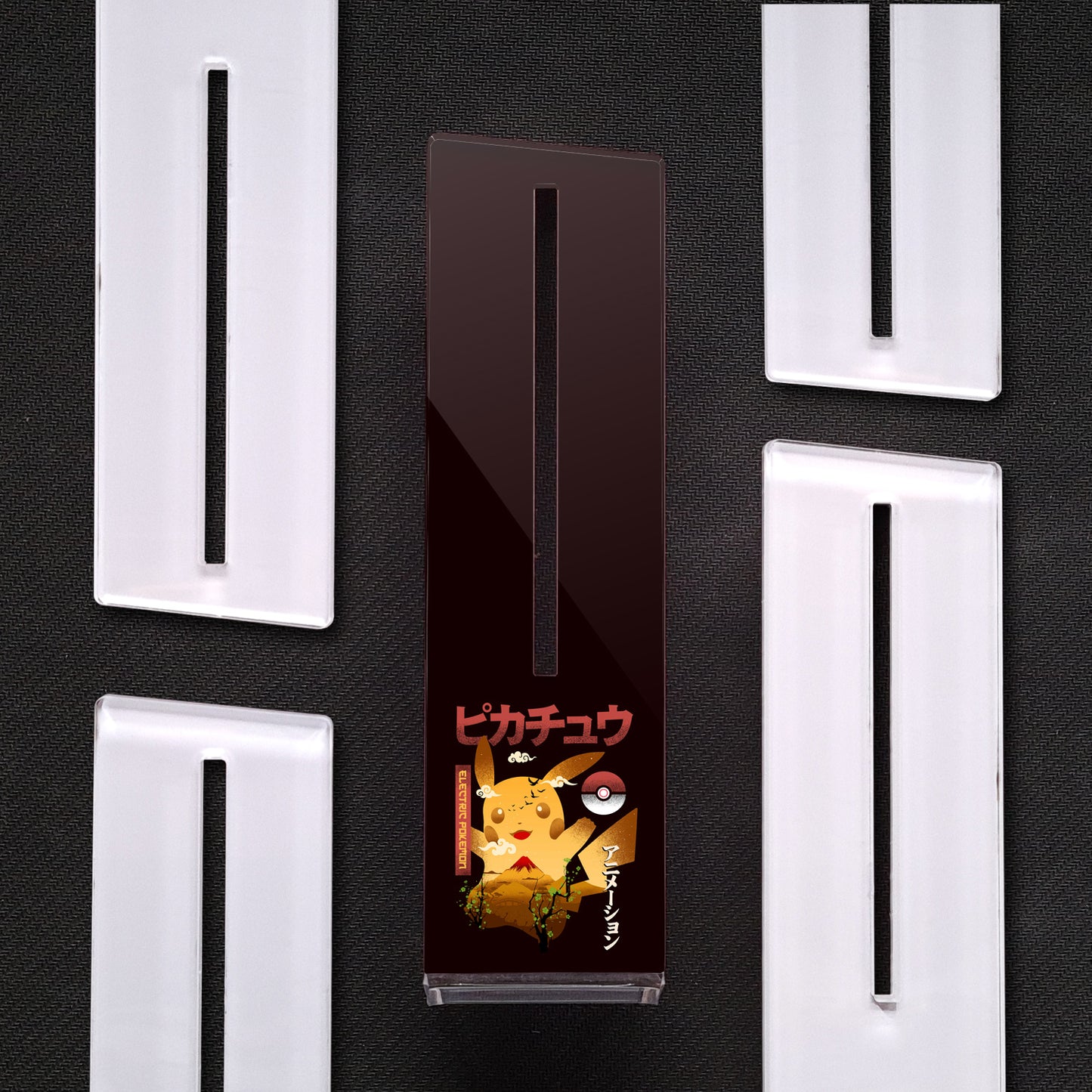 Pikachu (Opciones de Color) | Soporte Gráfica Vertical Acrílico