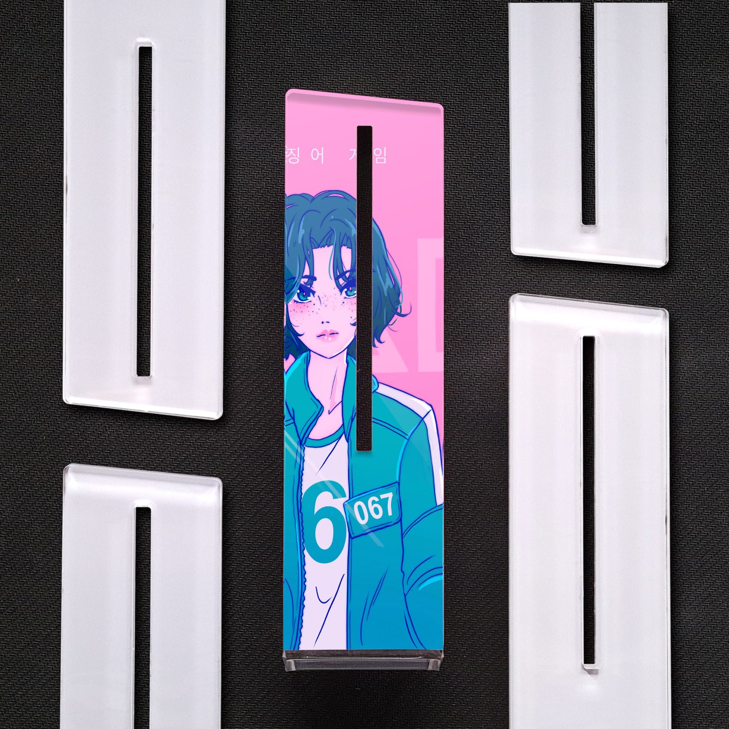 Kang Sae, Squidgame | Acrylic Vertical Graphic Support