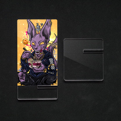 Dragon Ball Beerus X Off White Mobile Holder, methacrylate