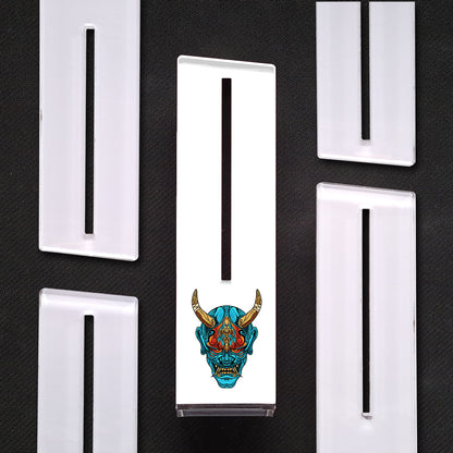 Hannya Mask (Color Options) | Acrylic Vertical Graphic Support