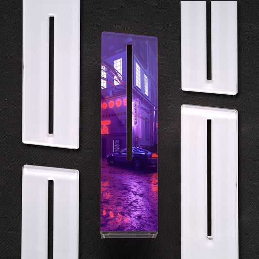 Cyber ​​Nights | Acrylic Vertical Graphic Support