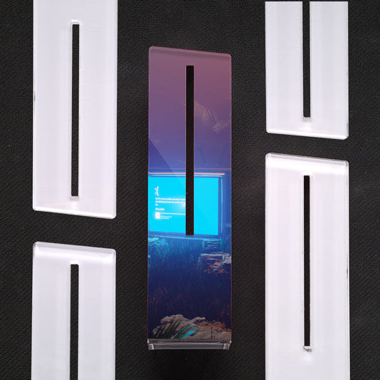 tv po | Acrylic Vertical Graphic Support