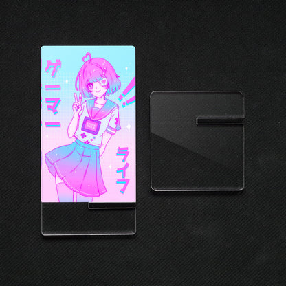 Highschool Gamer Girl | Acrylic Mobile Support