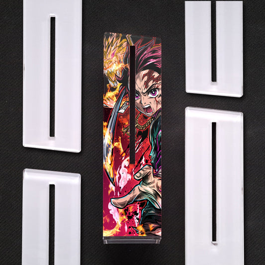 Tanjiro, Kimetsu no Yaiba "Breath of Fire" | Acrylic Vertical Graphic Support