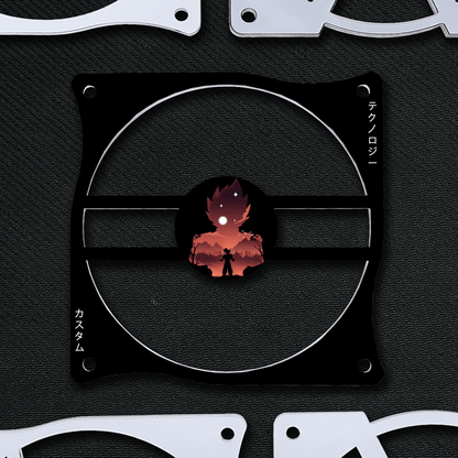 Goku (Color Options) | Acrylic Fan Grille