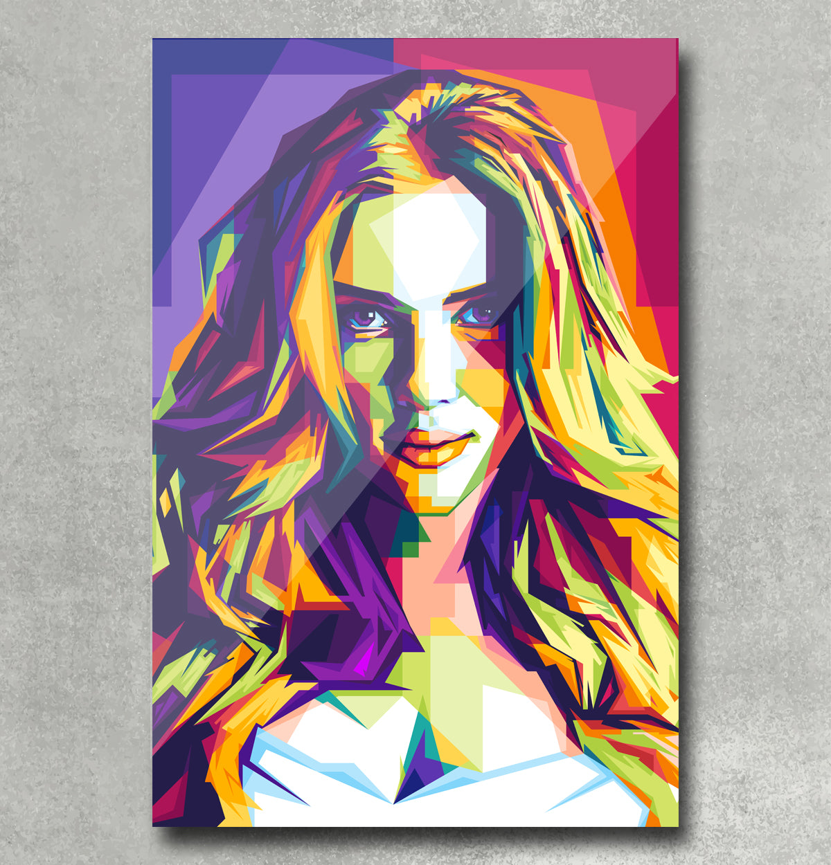 Wpap Scarlett Johansson | Wall Art Acrylic 