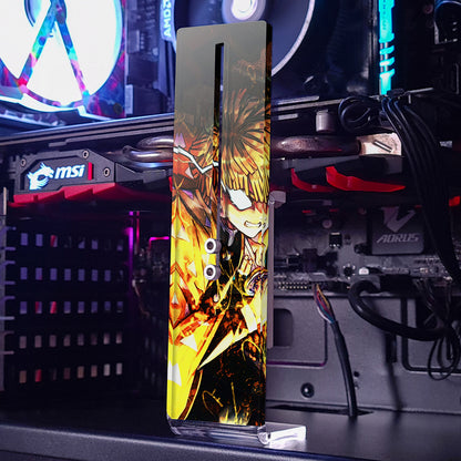 Zenitsu Thunder Sword | Acrylic Vertical Graphic Support