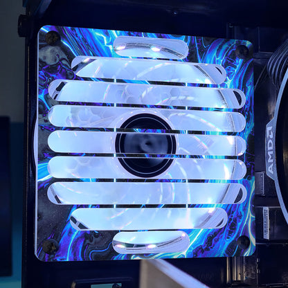 Blue Intensity | Acrylic Fan Grille 