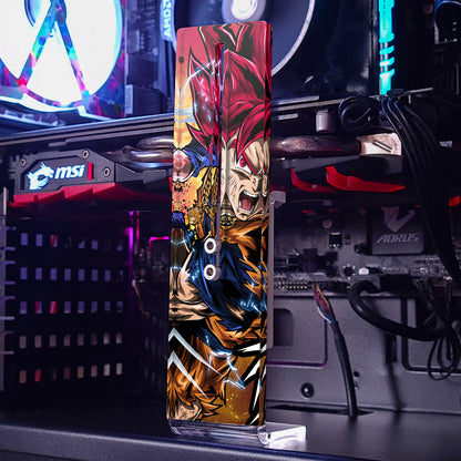 SSJ Red God Dragon Ball SSJ Red God | Acrylic Vertical Graphic Support