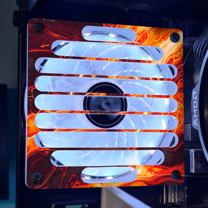 Infernal currents | Acrylic Fan Grille 