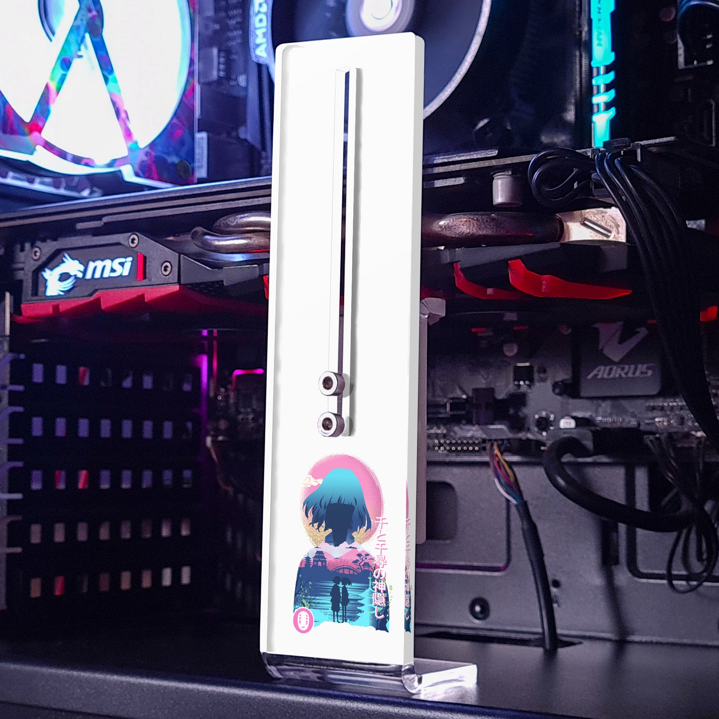 Haku (Color Options) | Acrylic Vertical Graphic Support
