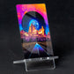 Mobile Holder "State Of Grace" abstract design, methacrylate
