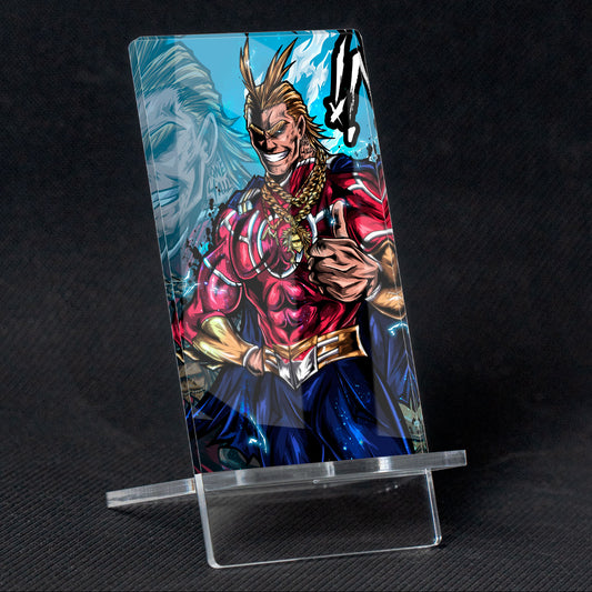 My Hero Academy All Might "I'm Here" Mobile Holder, methacrylate